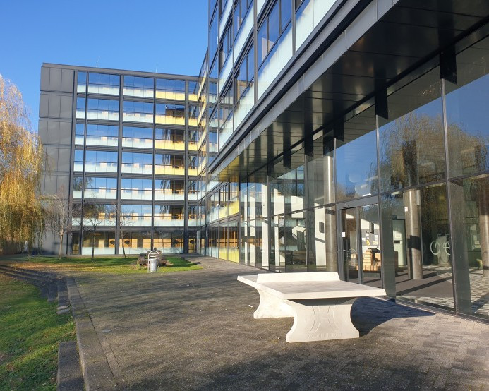 mooie pingpong tafel, beton tafeltennistafel